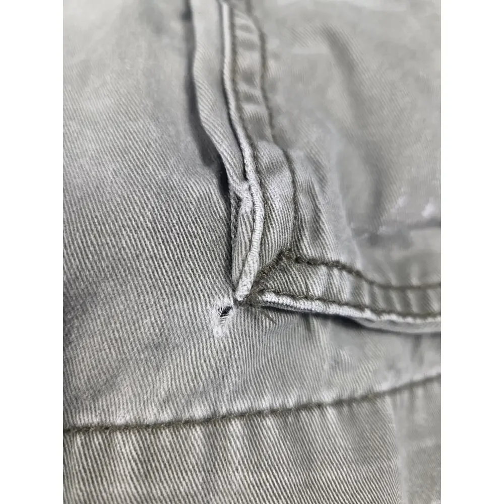 St. John's Bay Men's Cargo Shorts Olive Green Cotton Utility Hiking Size 38